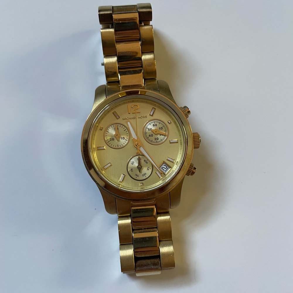 Authentic gold Michael Kors watch